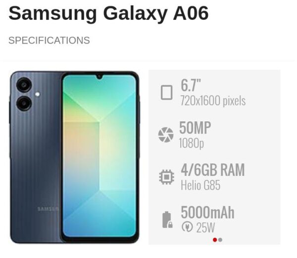 Samsung Galaxy A06