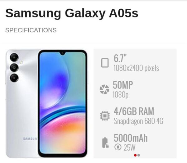 Samsung Galaxy A05s